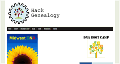 Desktop Screenshot of hackgenealogy.com